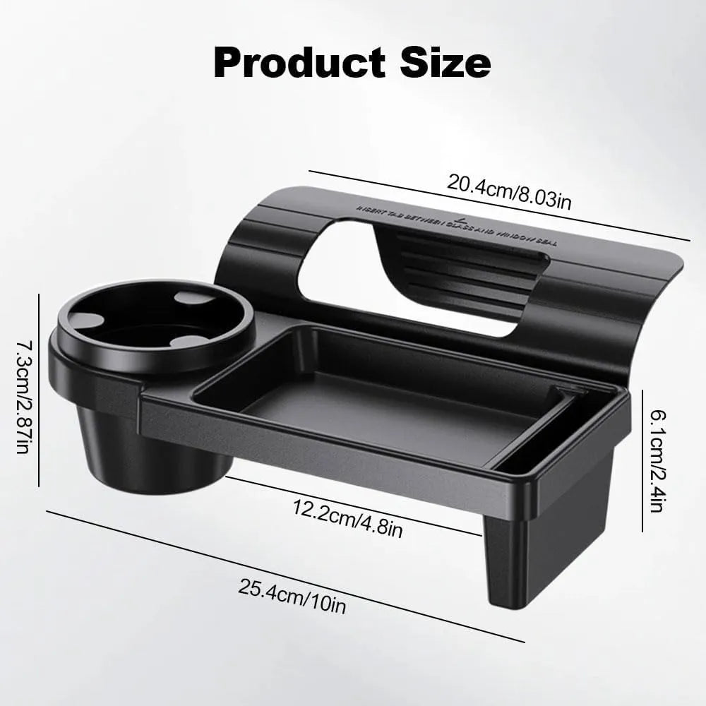 RZXEA™ 3-in-1 Car Console Organizer with Cup & Phone Holder