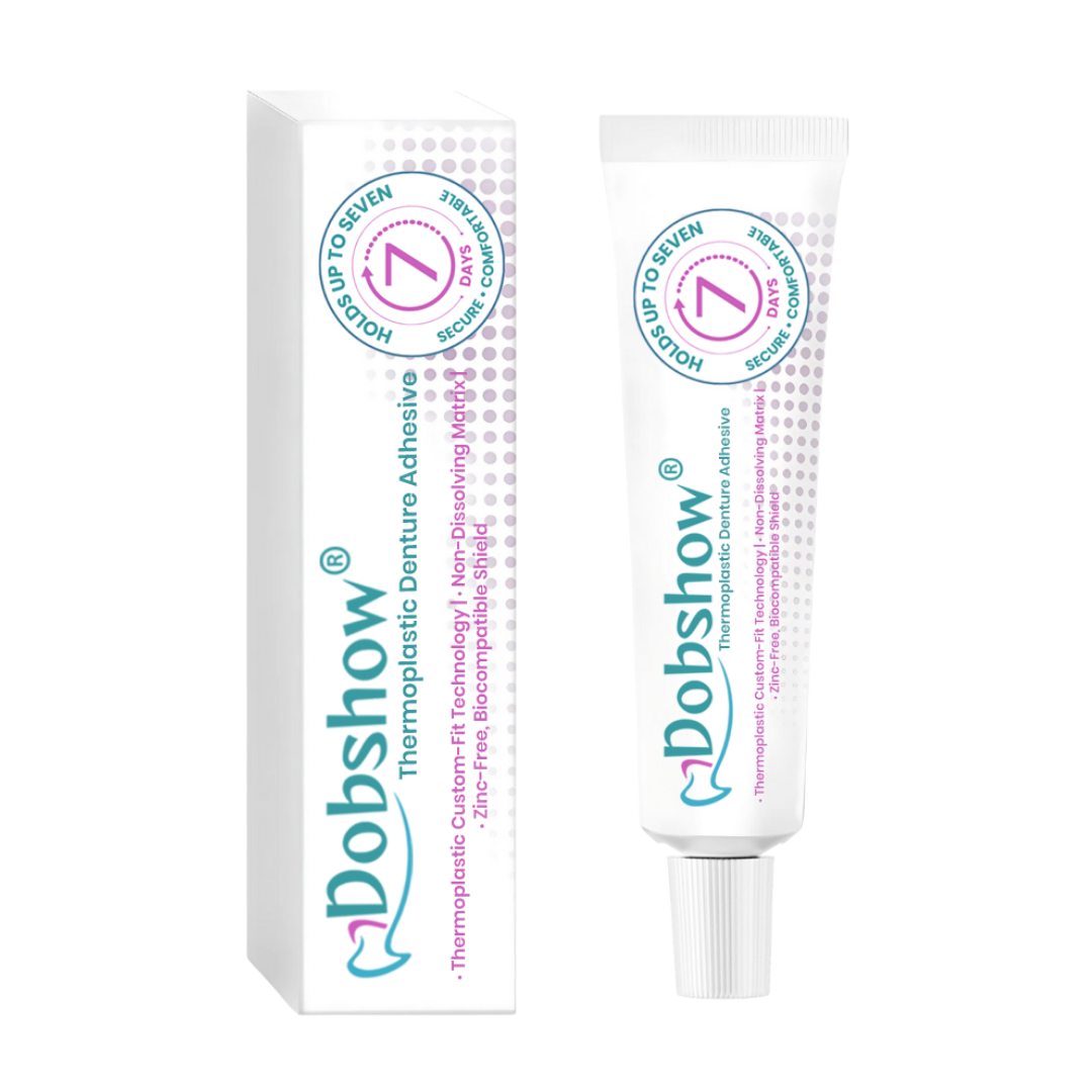 🥩Eat Steak Again! + 7 Days "Rock-Steady"🛡️Dobshow® Thermoplastic Denture Adhesive