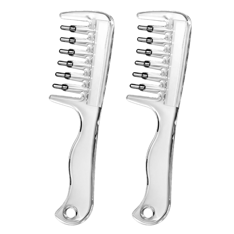 ⏰Last Day Buy 1 Get 1 Free $9.99 Each!!⏰Transparent Hair Oil Applicator Comb