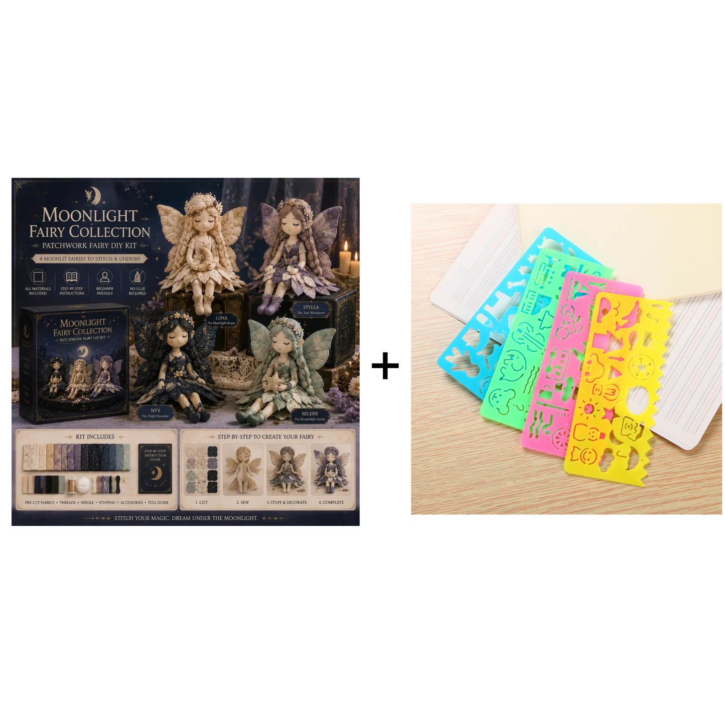 🔥LAST DAY 55% OFF🧵Fairy Patchwork DIY Collection