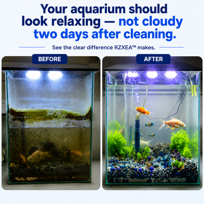 5-in-1 Bio-Balance Aquarium Water Clarifier & Odor | RZXEA™ ClearTank Bio-Balance Effervescent Tablets