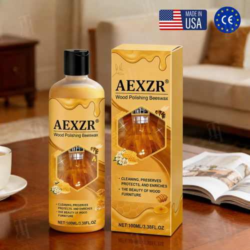 🏆AEXZR® Wood Polishing Beeswax—60-Second Wood Scratch Eraser | Advanced Nano-Fiber Polish & Floor Repair Liquid