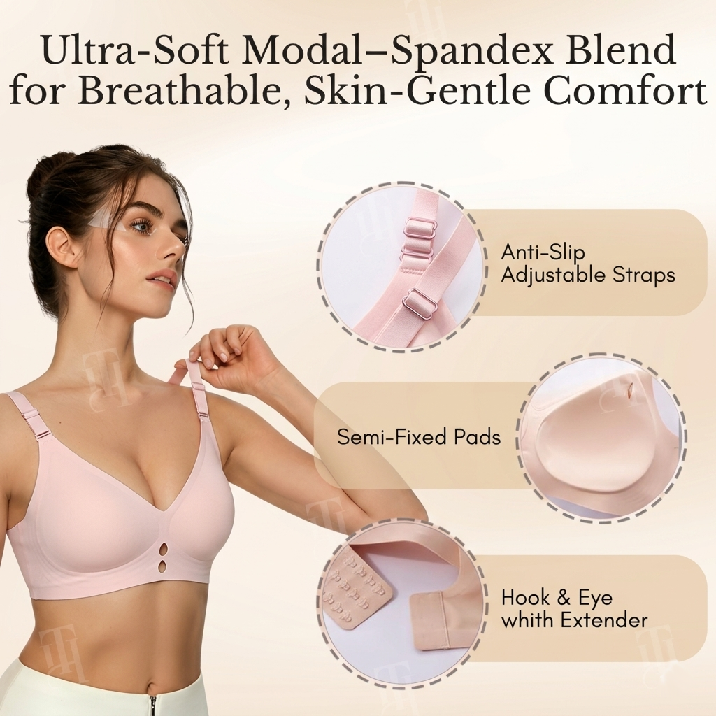 🌟 Official Store |✨ Zero-Gravity Comfort | RZXEA™ Jelly Wireless Everyday Comfortable Bras