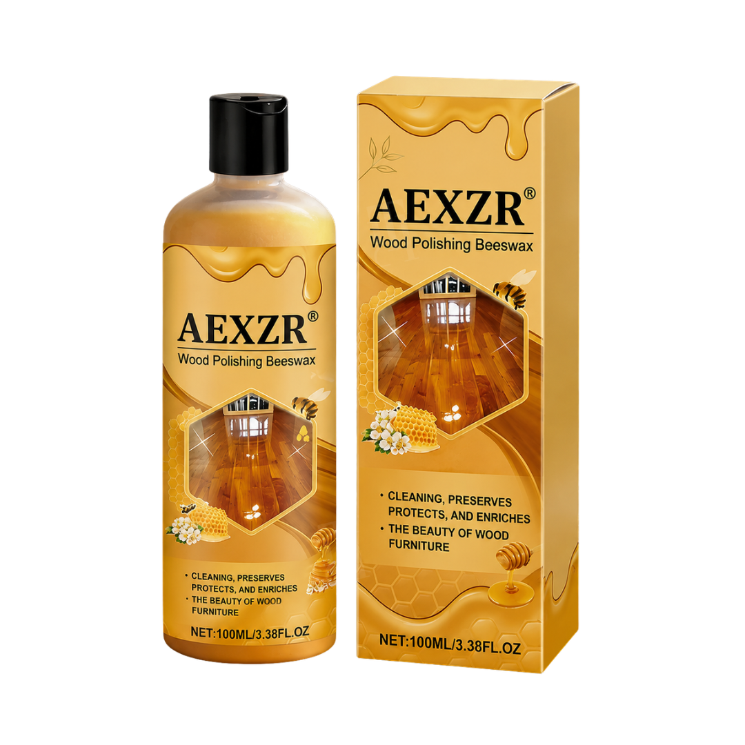 🏆AEXZR® Wood Polishing Beeswax—60-Second Wood Scratch Eraser | Advanced Nano-Fiber Polish & Floor Repair Liquid