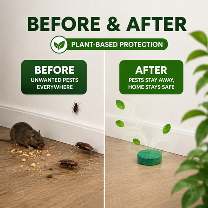 🔥 Bye Mice! | RZXEA™ Natural Peppermint Rodent Repellent Tablets
