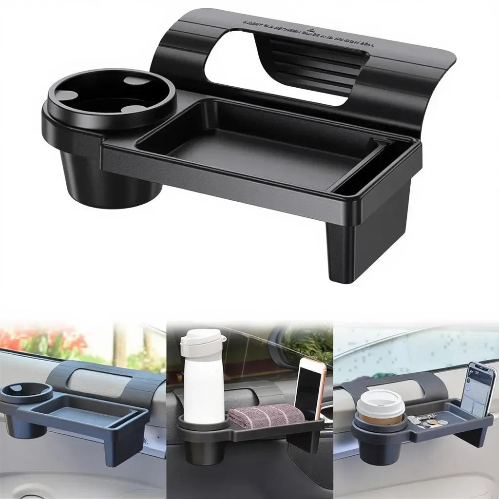 RZXEA™ 3-in-1 Car Console Organizer with Cup & Phone Holder