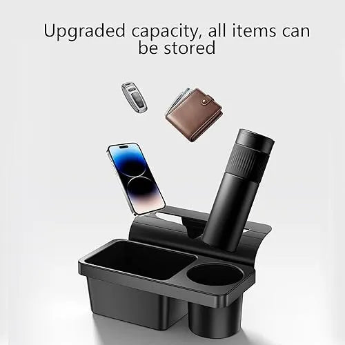 RZXEA™ 3-in-1 Car Console Organizer with Cup & Phone Holder