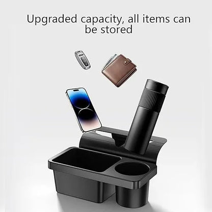 RZXEA™ 3-in-1 Car Console Organizer with Cup & Phone Holder