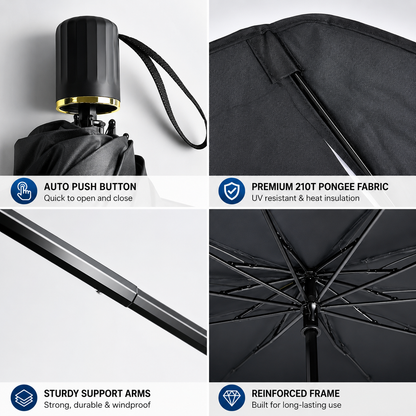 ⚡⚡⚡LAST 44 PCS LEFT!!! ✨ Premium Umbrella Car Sun Shade