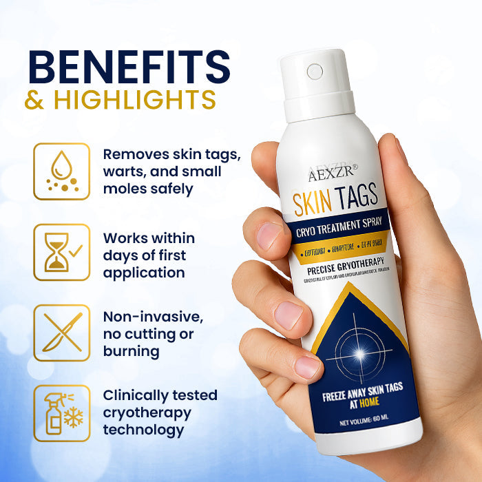 ⚡97% Success Rate Proven + Remove in 7-14 Days🎯AEXZR® Skin Tag Cryo Treatment Spray
