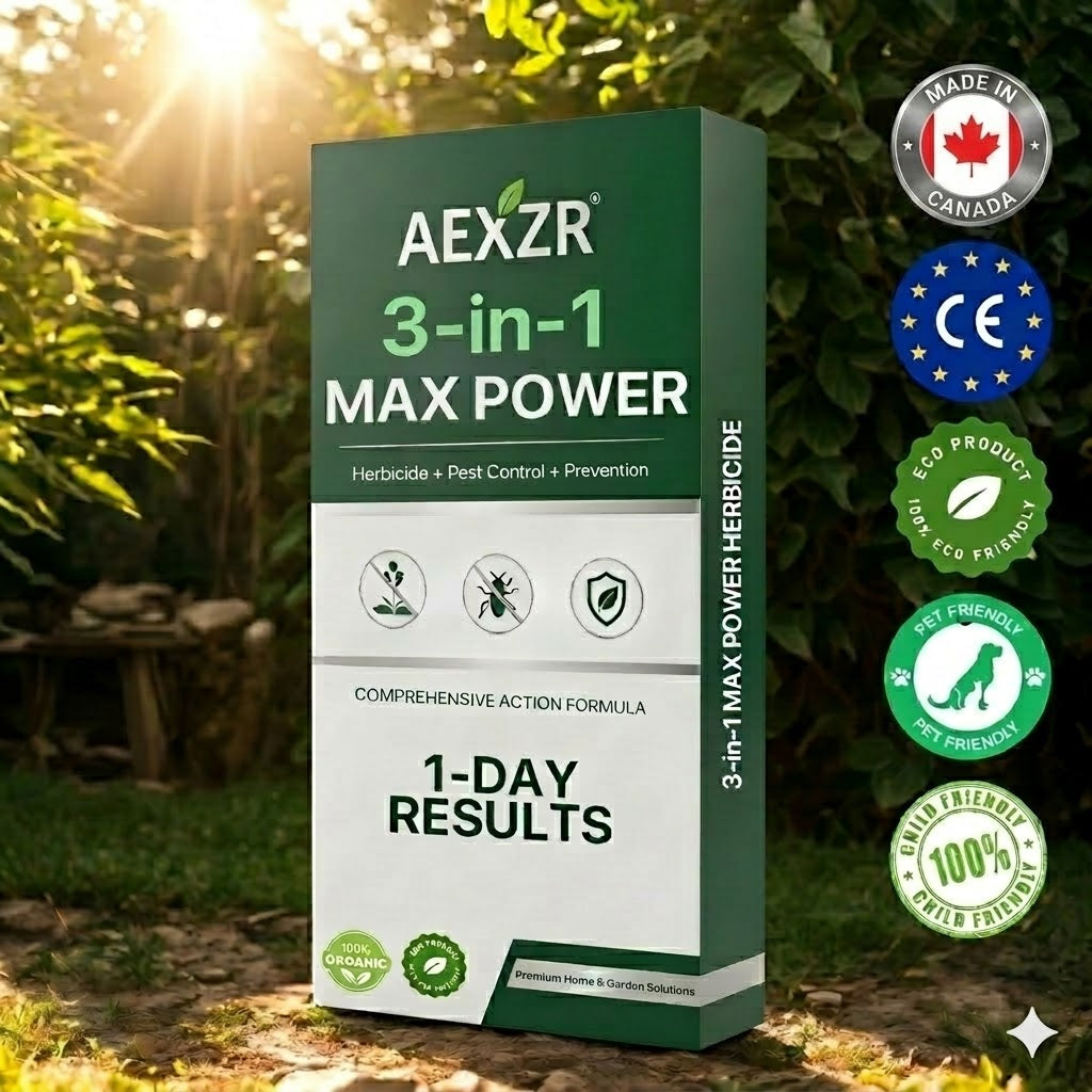 ⚡ Visible Results in 24 Hrs | 🐾 100% Pet & Child Safe | AEXZR® 3 in 1 Max Power Herbicide