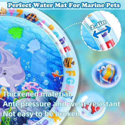 🌊 Keep Pets Cool & Entertained | Interactive Sensory Water Play Mat for Cats & Dogs ✨