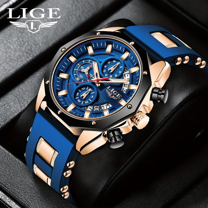 ⌚ 50% OFF NOW! 💪 Men's Outdoor Waterproof Sport Quartz Watch – Chronograph function, durable & water-resistant – Perfect for sports, travel & daily wear 🏃‍♂️