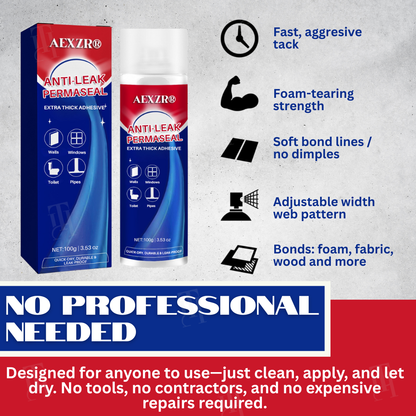 🔥BLACK FRIDAY BIG SALE: 65% OFF | Works on Wet Surfaces 💧 AEXZR® Anti-leak PermaSeal
