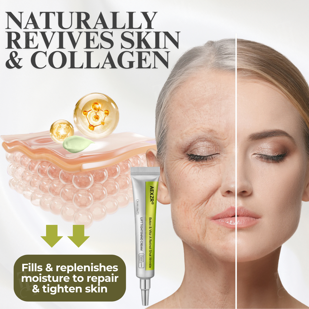 🔥 BUY 2 SAVE BIG | Needle-Free Facelift | AEXZR® Botox & Vita-A Retinol Shot Wrinkle - Lift Tightening Cream