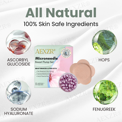 🚨Revolutionary Microneedle Technology - AEXZR® Microneedle Breast Plump Set💎