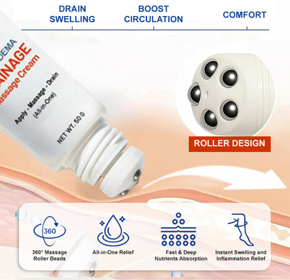 🌟Breakthrough Nano-Penetration + FDA-Registered Quality💎AEXZR® LYMPHEDEMA Drainage Massage Cream