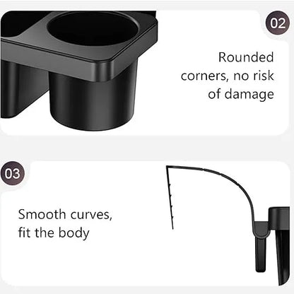 RZXEA™ 3-in-1 Car Console Organizer with Cup & Phone Holder