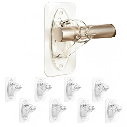 New Self Adhesive Rod Brackets, No Drill Needed Curtain Rod Holders