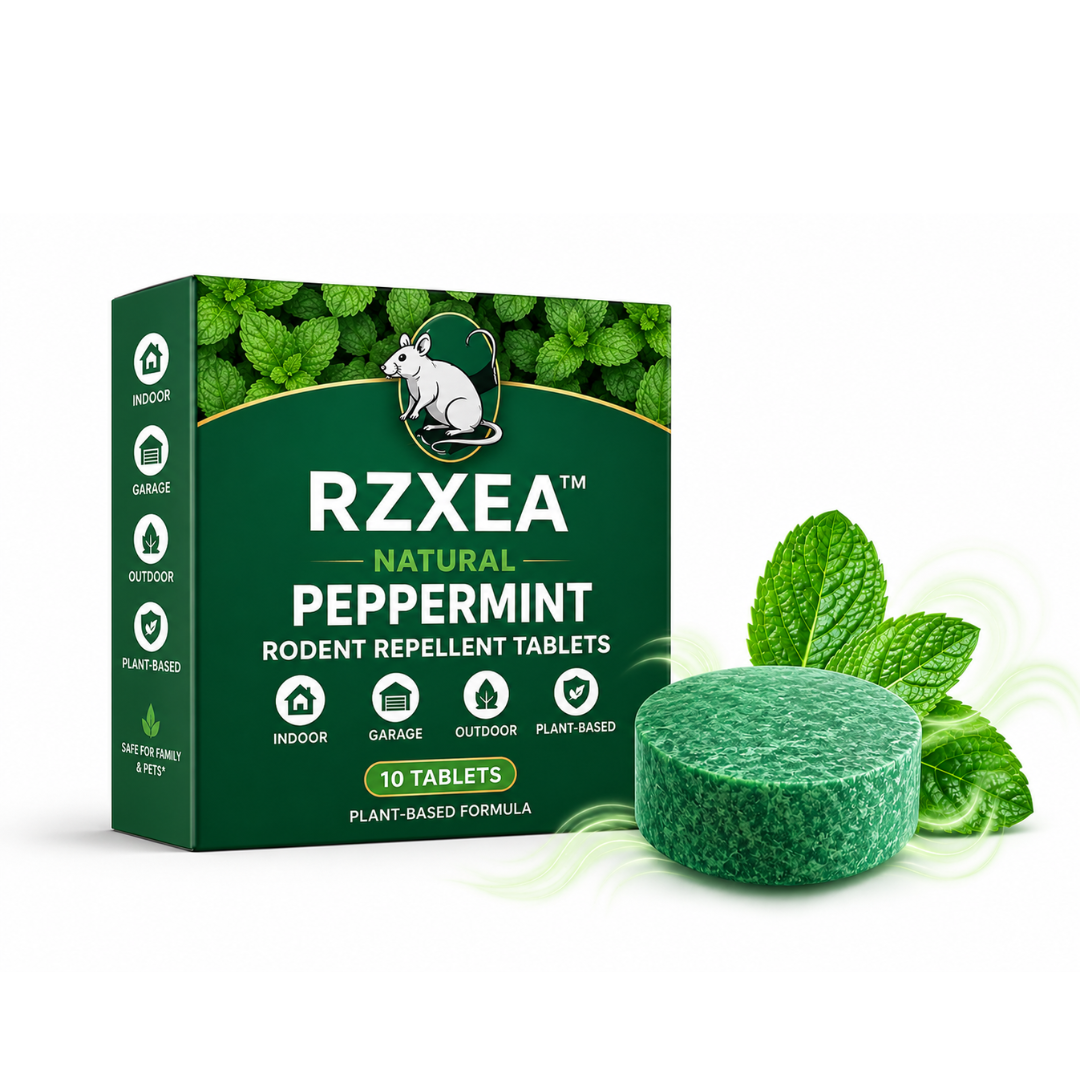 🔥 Bye Mice! | RZXEA™ Natural Peppermint Rodent Repellent Tablets