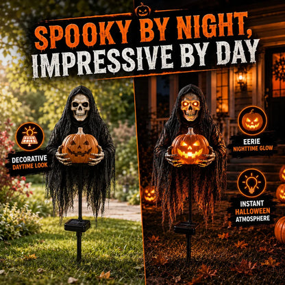 🔥Last day with huge discounts!🎃Pumpkin Edition Animated Halloween Yard Decoration