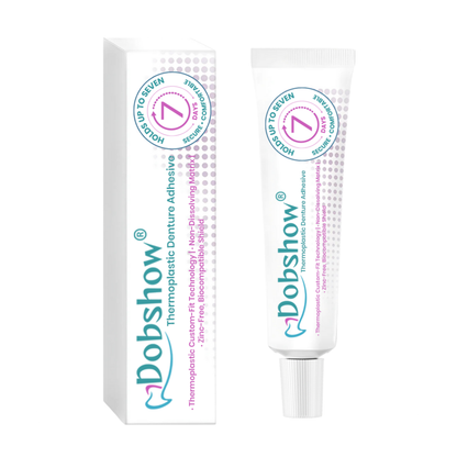 🥩Eat Steak Again! + 7 Days "Rock-Steady"🛡️Dobshow® Thermoplastic Denture Adhesive