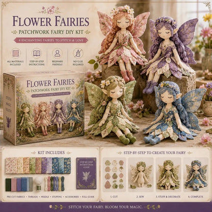 🔥LAST DAY 55% OFF🧵Fairy Patchwork DIY Collection