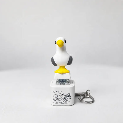 😂 Iconic "MINE!" Squawk Button Keychain | Real Sound & LED Light Fun Gag Gift ✨