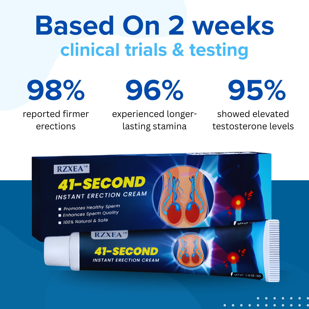 ⚡Seconds Lift, 4-Hour Thunder: RZXEA™ 41-Second Instant Erection Cream