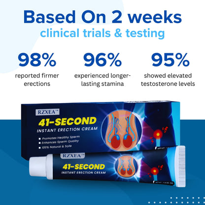⚡Seconds Lift, 4-Hour Thunder: RZXEA™ 41-Second Instant Erection Cream