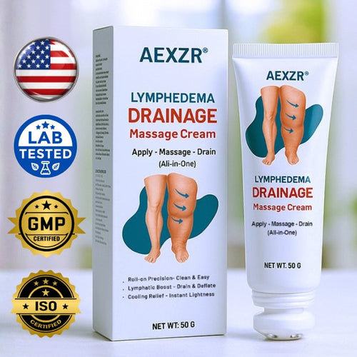 🌟Breakthrough Nano-Penetration + FDA-Registered Quality💎AEXZR® LYMPHEDEMA Drainage Massage Cream