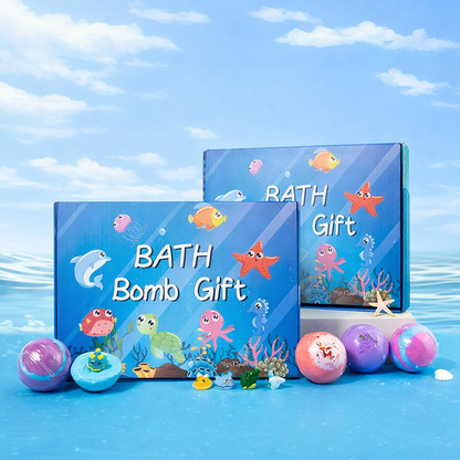 🎁 6-Piece Kids Surprise Bath Bomb Set – Toy Inside Every Bath | Last Day 60% OFF 🌈🔥