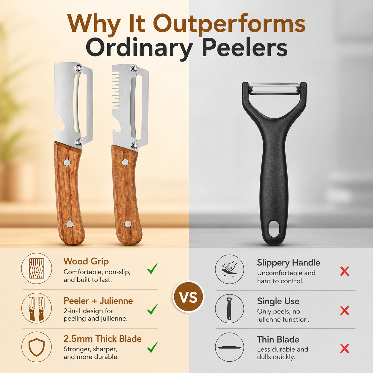 Multifunctional Vegetable Peeler