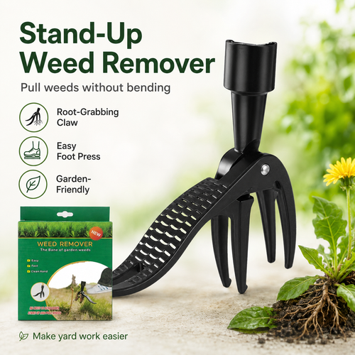 🌿Pull weeds out by the roots without even bending over! 🎯