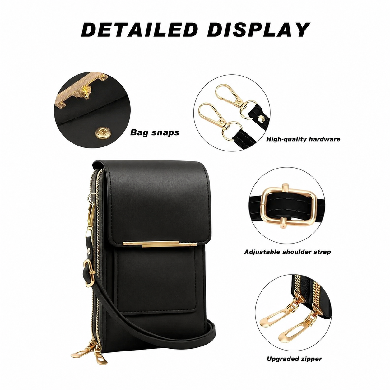 Touchscreen Crossbody Phone Wallet