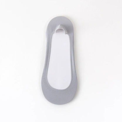 ✨50%off 🧦Cushioned No-Show Socks for Women | Non-Slip Ice Silk Invisible Boat Socks with Double Sponge Footpads