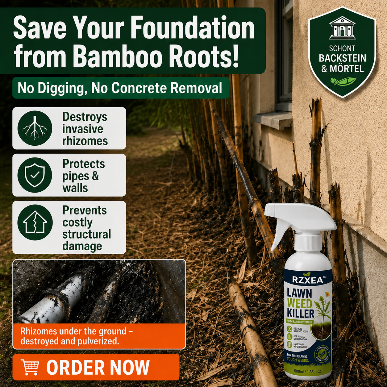⚡ [Easy and stress-free weeding in the garden] Herbicide for domestic use