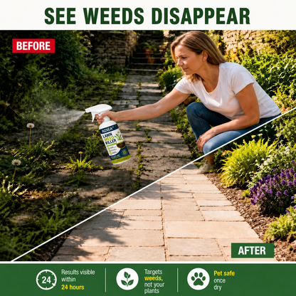 ⚡ [Easy and stress-free weeding in the garden] Herbicide for domestic use