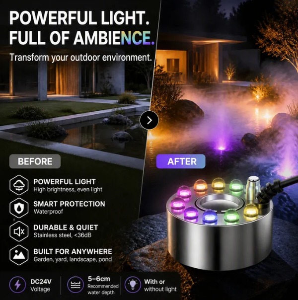 ⚡⚡⚡LAST 44 PCS LEFT!!! 🎃🔥Mist Maker Ultrasonic Fogger