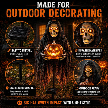 🔥Last day with huge discounts!🎃Pumpkin Edition Animated Halloween Yard Decoration