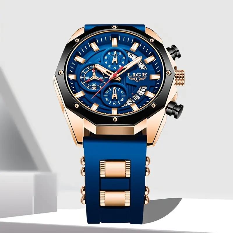 ⌚ 50% OFF NOW! 💪 Men's Outdoor Waterproof Sport Quartz Watch – Chronograph function, durable & water-resistant – Perfect for sports, travel & daily wear 🏃‍♂️