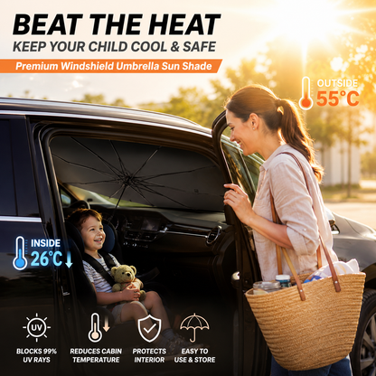 ⚡⚡⚡LAST 44 PCS LEFT!!! ✨ Premium Umbrella Car Sun Shade