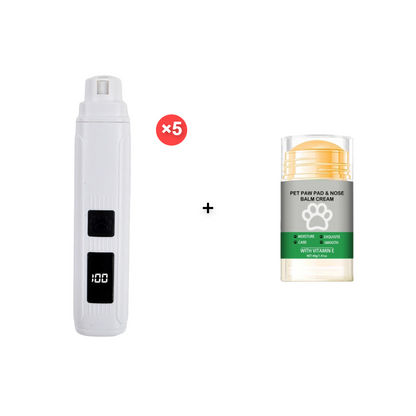 Electric Pet Nail Grinder with LED Power Display