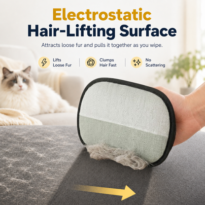 🔥Save 60%⚡Electrostatic Pet Hair Removal Gloves ✨ Reusable, no refills, better for Multi-Pet Homes