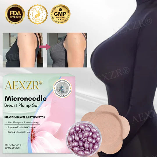 🚨Revolutionary Microneedle Technology - AEXZR® Microneedle Breast Plump Set💎