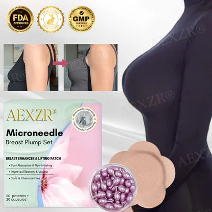 🚨Revolutionary Microneedle Technology - AEXZR® Microneedle Breast Plump Set💎