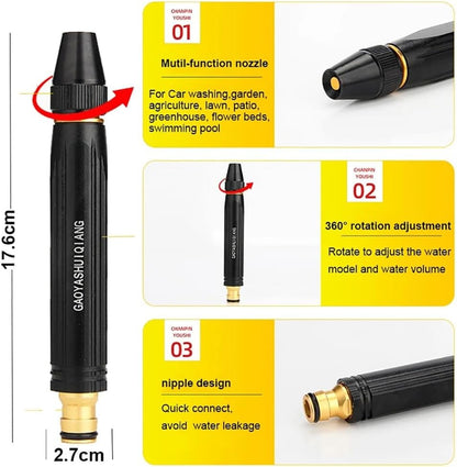✨ From Weak Trickle to Beastly Power! | ⏱️ Blast Away Years of Grime in Seconds! | 2-in-1 High-Pressure Washer Wand