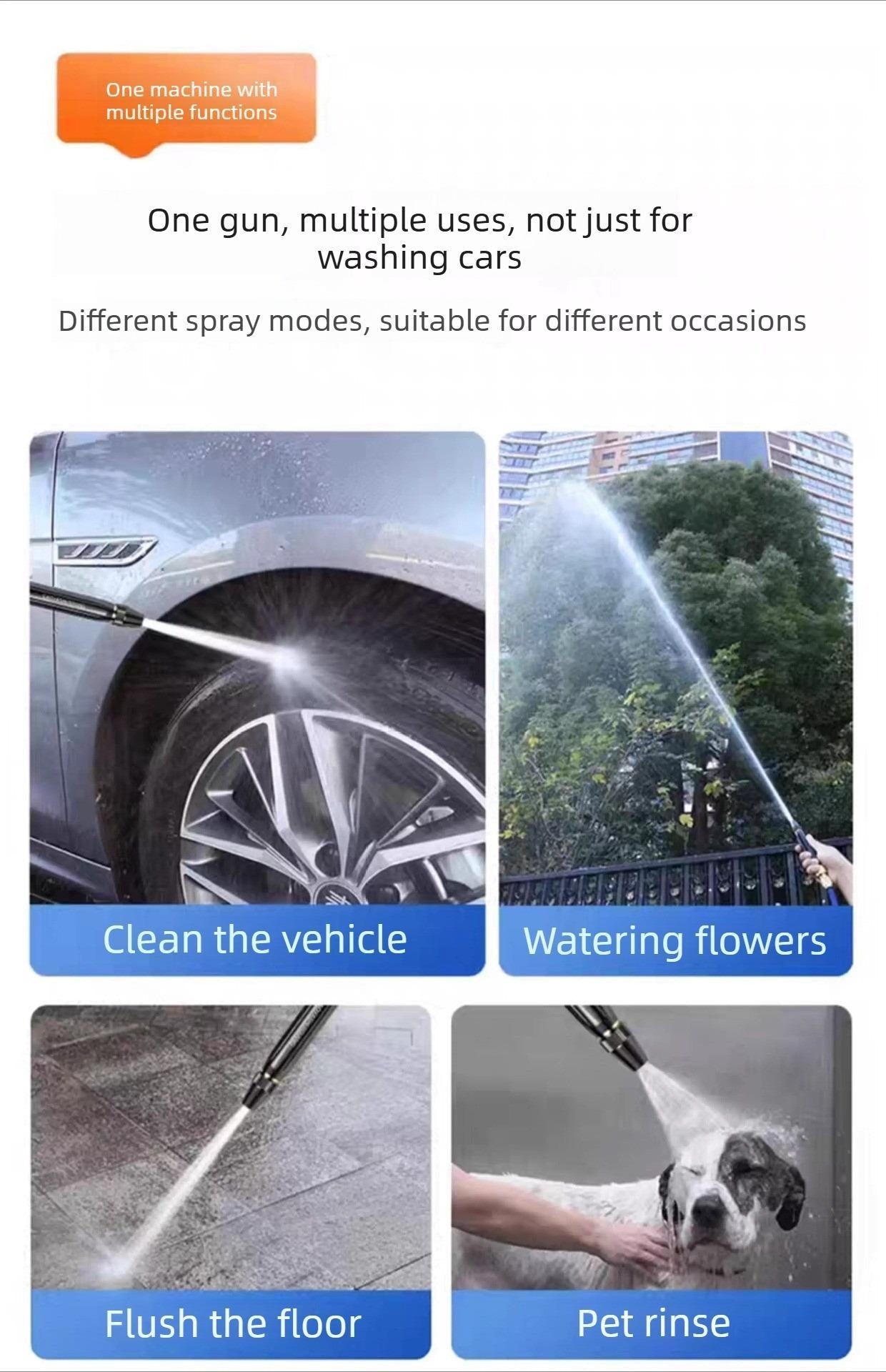 ✨ From Weak Trickle to Beastly Power! | ⏱️ Blast Away Years of Grime in Seconds! | 2-in-1 High-Pressure Washer Wand