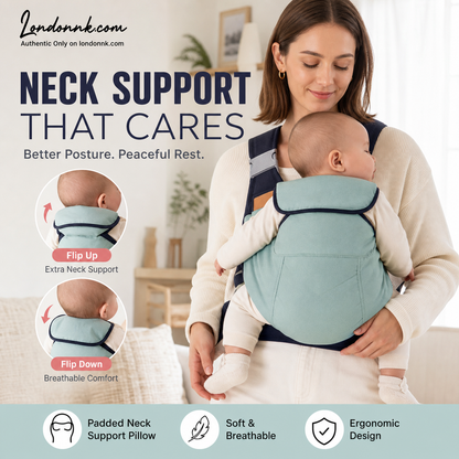 👶 4-in-1 Breathable Baby Carrier – 0-36 Months, Front/Back/Facing In/Out – Hands-Free Comfort for Parent & Baby! ✨