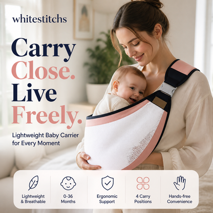 ⚡⚡⚡LAST 44 PCS LEFT!!! 👶 4-in-1 Breathable Baby Carrier – 0-36 Months, Front/Back/Facing In/Out – Hands-Free Comfort for Parent & Baby! ✨